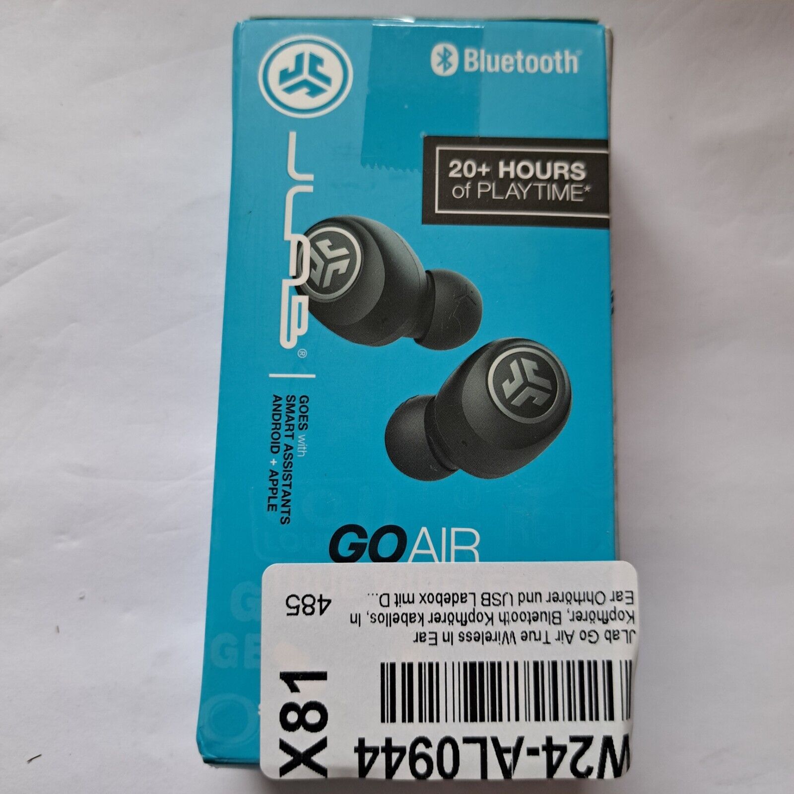 JLab Go Air, In Ear, USB Ladebox,